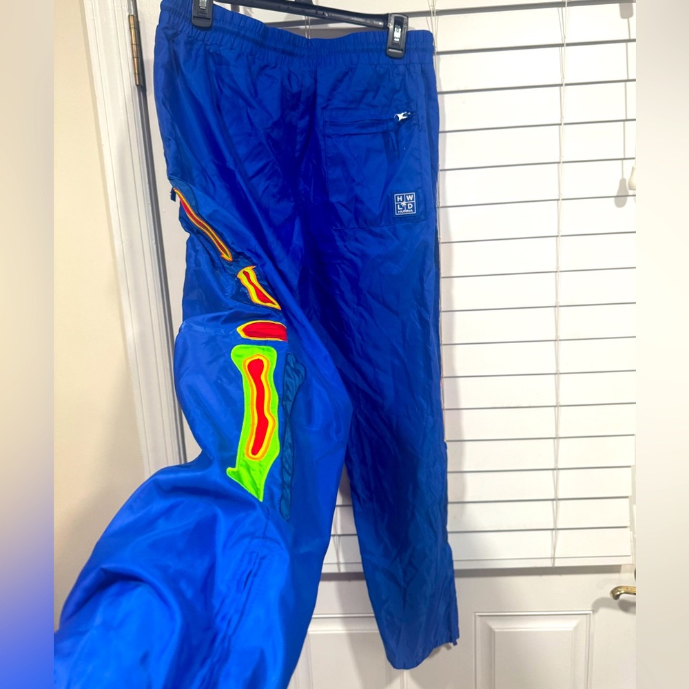 Hollywood hunna Blue heatwave skeleton Track Pants